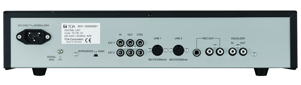 TOA Electronics Pte Ltd - TS-780 Central Unit