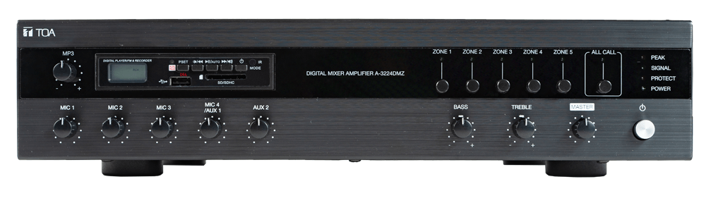 A-3248DMZ Digital Mixer Amplifier with MP3 and Zones
