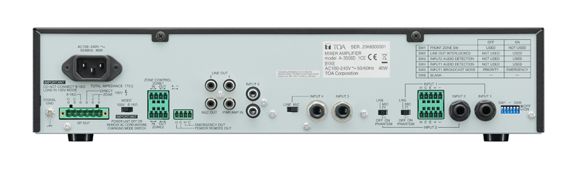 TOA A-3506D ミキサーアンプ TOA Electronics Pte Ltd - A-3506D Digital Mixer Amplifier