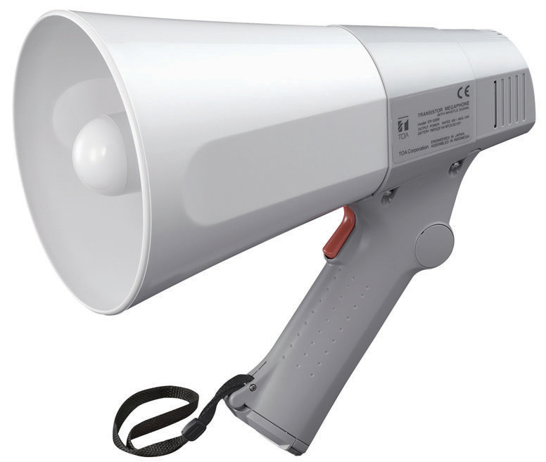 ER-520W (10W max.) Hand Grip Type Megaphone with Whistle
