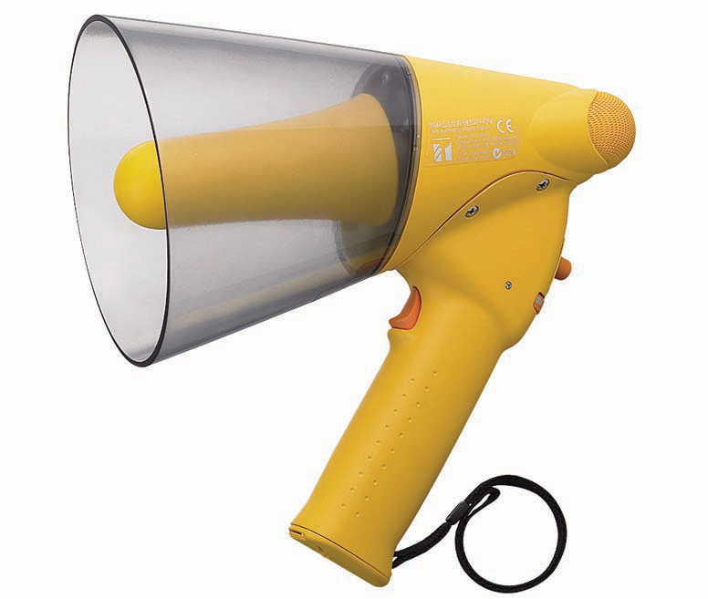 ER-1206W (10W max.) Splash-proof Hand Grip Type Megaphone with Whistle