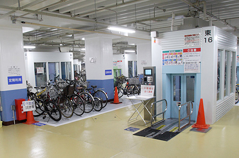 Japan: Kasai Station Underground Bicycle Parking Lot, Tokyo